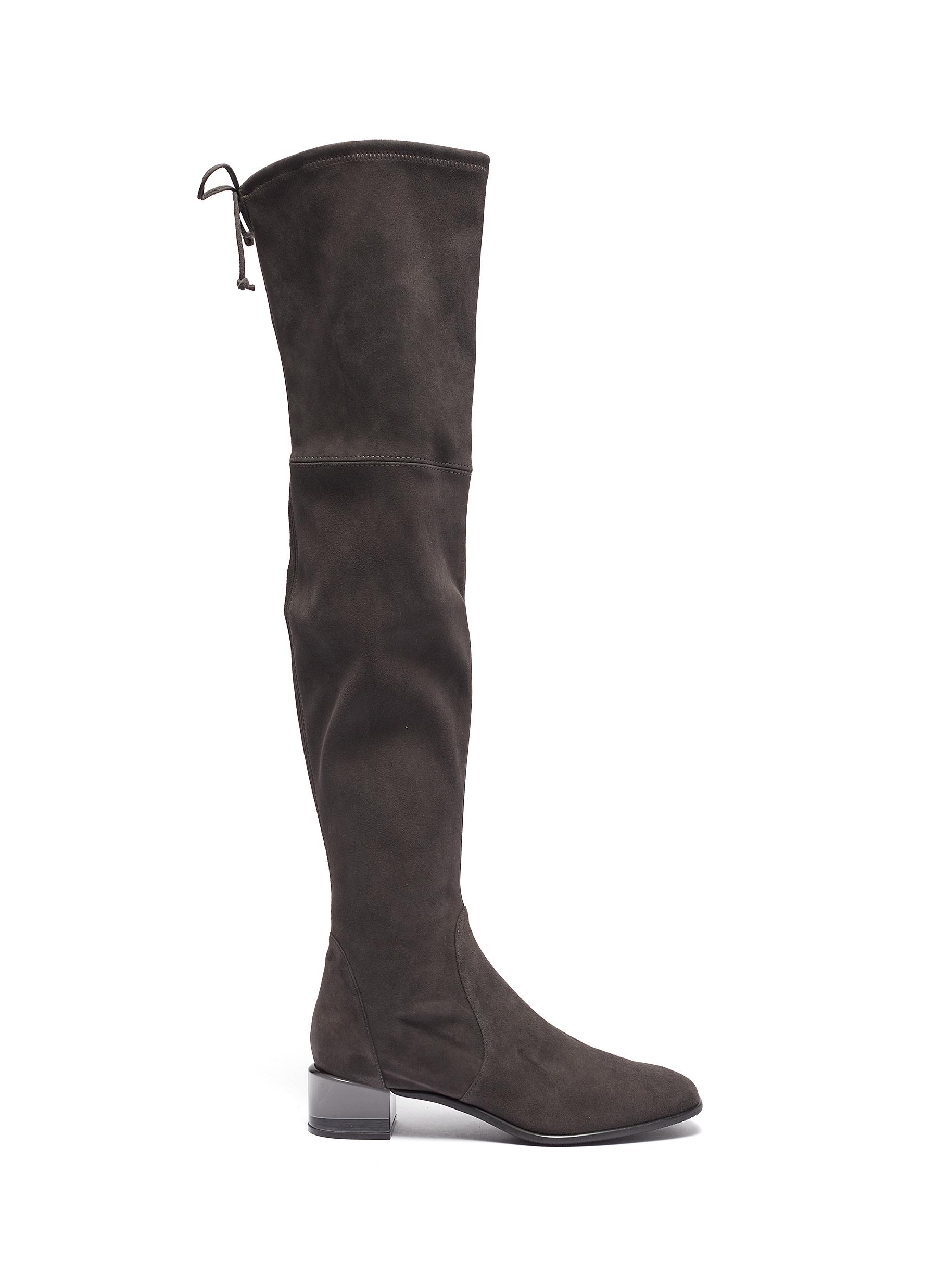 stuart weitzman clear heel
