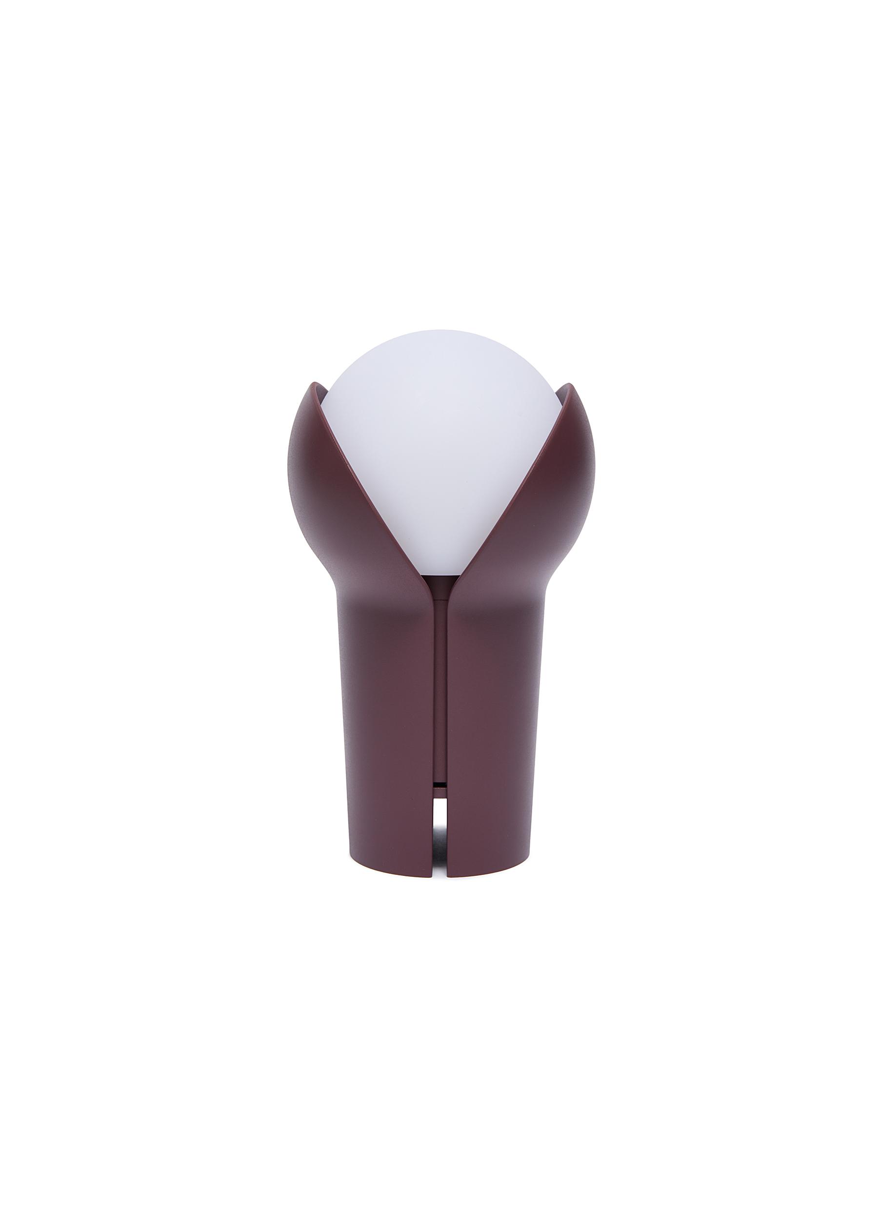 aubergine table lamp