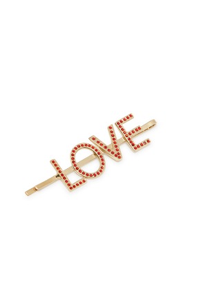 Detail View - Click To Enlarge - BIJOUX DE FAMILLE - 'Love' strass hair pin