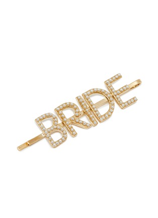 Detail View - Click To Enlarge - BIJOUX DE FAMILLE - 'Bride' faux pearl hair pin