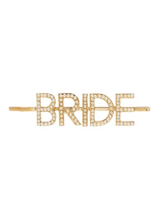 Main View - Click To Enlarge - BIJOUX DE FAMILLE - 'Bride' faux pearl hair pin