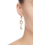 Figure View - Click To Enlarge - ROSANTICA - 'LOL' glass crystal drop single earring