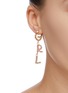 Figure View - Click To Enlarge - ROSANTICA - 'GRL' glass crystal single drop earring