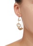 Figure View - Click To Enlarge - ROSANTICA - 'Love' glass crystal hoop earrings
