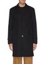 Main View - Click To Enlarge - BURBERRY - 'Farringdon' notched lapel gabardine lab coat
