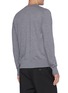 Back View - Click To Enlarge - BURBERRY - Monogram embroidered cashmere sweater