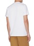 Back View - Click To Enlarge - BURBERRY - Monogram embroidered T-shirt