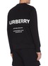 Back View - Click To Enlarge - BURBERRY - Horseferry print zip back sweatshirt