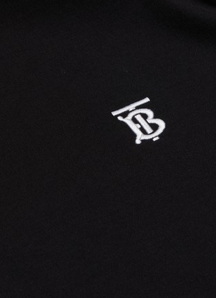  - BURBERRY - Monogram embroidered T-shirt