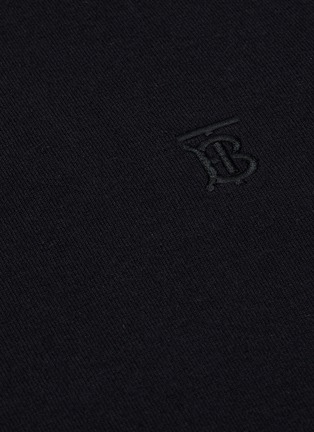  - BURBERRY - Monogram embroidered cashmere sweater