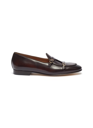 Main View - Click To Enlarge - EDHÈN - 'Brera' double monk strap leather shoes