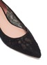 Detail View - Click To Enlarge - PEDDER RED - 'Kala' lace skimmer flats