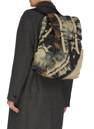 Figure View - Click To Enlarge - DRIES VAN NOTEN - Tie-dye padded backpack