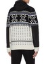 Back View - Click To Enlarge - AZTECH MOUNTAIN - 'Aspen Flake' hooded sweater