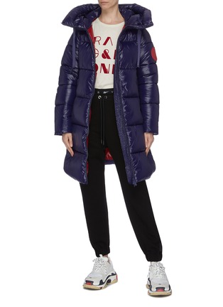 Figure View - Click To Enlarge - SAVE THE DUCK - Hooded puffer coat