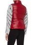Back View - Click To Enlarge - SAVE THE DUCK - Plumtech® lined logo puffer vest