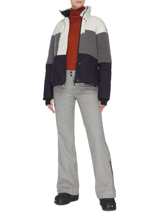 Figure View - Click To Enlarge - ERIN SNOW - 'Lola' colourblock panelled high neck performance jacket