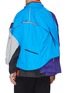 Back View - Click To Enlarge - NIKELAB - 'NRG' colourblock layered windbreaker jacket