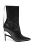 Main View - Click To Enlarge - BEN TAVERNITI UNRAVEL PROJECT  - Broken heel leather ankle boots