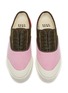 Detail View - Click To Enlarge - GOOD NEWS - 'Babe 2' colourblock cotton sneakers