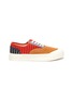 Main View - Click To Enlarge - GOOD NEWS - 'Babe 2' pinstripe colourblock cotton sneakers