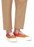 Figure View - Click To Enlarge - GOOD NEWS - 'Babe 2' pinstripe colourblock cotton sneakers