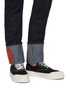 Figure View - Click To Enlarge - GOOD NEWS - 'Bagger 2' contrast topstitching cotton sneakers