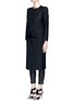 Front View - Click To Enlarge - HAIDER ACKERMANN - 'Maban' linen-wool biker coat