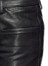 Detail View - Click To Enlarge - HAIDER ACKERMANN - 'Miza' leather shorts