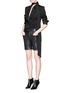 Figure View - Click To Enlarge - HAIDER ACKERMANN - 'Miza' leather shorts
