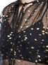 Detail View - Click To Enlarge - HAIDER ACKERMANN - 'Vachir' metallic thread silk organza blouse