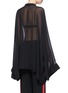 Back View - Click To Enlarge - HAIDER ACKERMANN - 'Conium' oversized silk georgette blouse