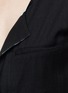 Detail View - Click To Enlarge - HAIDER ACKERMANN - 'Phaseolus' hook closure silk lined crepe dress