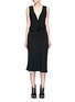 Main View - Click To Enlarge - HAIDER ACKERMANN - 'Phaseolus' hook closure silk lined crepe dress
