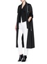 Figure View - Click To Enlarge - HAIDER ACKERMANN - 'Phaseolus' pleat front crepe pants