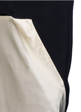 Detail View - Click To Enlarge - HAIDER ACKERMANN - 'Iteso' silk satin mermaid hem sleeveless dress
