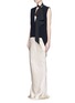 Figure View - Click To Enlarge - HAIDER ACKERMANN - 'Iteso' silk satin mermaid hem sleeveless dress