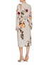 Back View - Click To Enlarge - DRIES VAN NOTEN - 'Dion' cross front floral photographic print dress