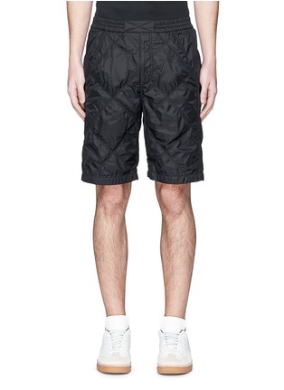 Main View - Click To Enlarge - ALEXANDER WANG - Diamond quilted tech shorts