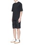 Figure View - Click To Enlarge - ALEXANDER WANG - Diamond quilted tech shorts