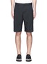 Main View - Click To Enlarge - ALEXANDER WANG - Double pleated front shorts