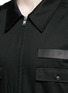 Detail View - Click To Enlarge - ALEXANDER WANG - Leather patch appliqué jumpsuit