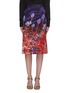 Main View - Click To Enlarge - DRIES VAN NOTEN - 'Santon' floral photographic print satin skirt
