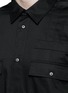 Detail View - Click To Enlarge - ALEXANDER WANG - Patch appliqué cotton twill shirt