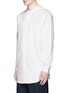 Front View - Click To Enlarge - ALEXANDER WANG - Logo patch pocket long twill shirt