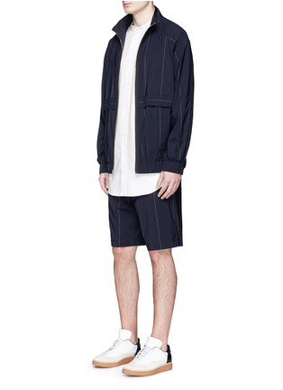 Figure View - Click To Enlarge - ALEXANDER WANG - Contrast stripe track jacket