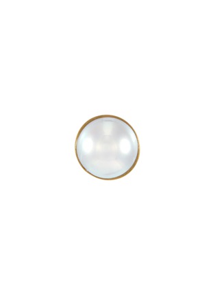 Main View - Click To Enlarge - SHIHARA - 'Half Pearl 0°' Akoya pearl 18k yellow gold single stud earring