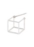 Detail View - Click To Enlarge - SHIHARA - 'Square' 18k white gold cube single earring – 10mm