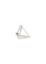 Main View - Click To Enlarge - SHIHARA - 'Triangle' 18k white gold pyramid single earring – 10mm