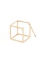 Detail View - Click To Enlarge - SHIHARA - 'Square' diamond 18k yellow gold cube single earring – 15mm